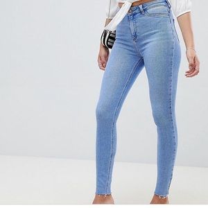 New Look Hallie Disco high waist skinny jeans